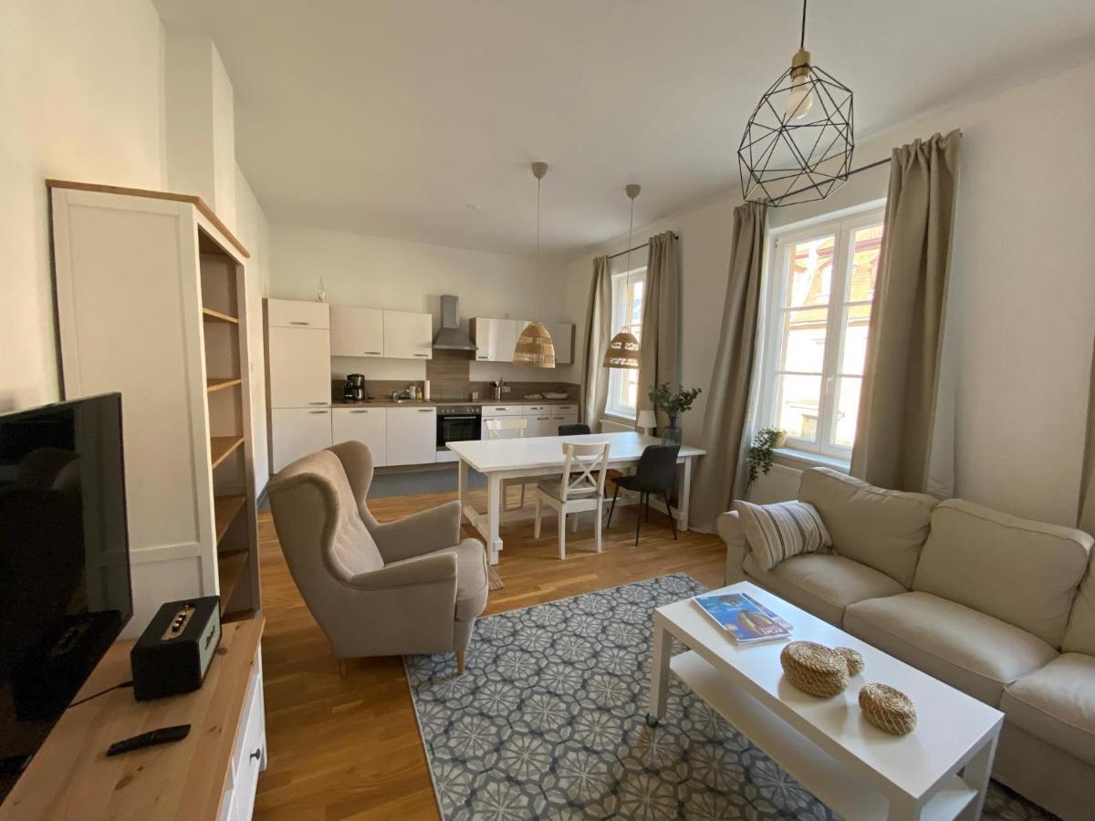 Wohnung In Bayreuths Schoenster Strasse Bagian luar foto